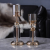 Nordic Light Luxury Crystal Candlestick Model Room Living Room Crystal Decoration Home Candlelight Dinner Romantic Candle Holder