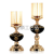 European-Style Simple Metal Flower 7-Piece Fruit Plate Candlestick Set Hotel Dining Table Layout