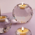 K9 Crystal High-Grade Transparent Glass Candle Cup Small Tea Candle Holder Base Decoration Ornaments