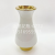 Decorative Ceramic Vase Living Room Dried Flowers White Gold-Plated Crafts Flower Decoration Foreign Trade Wholesale Ceramic Vase
