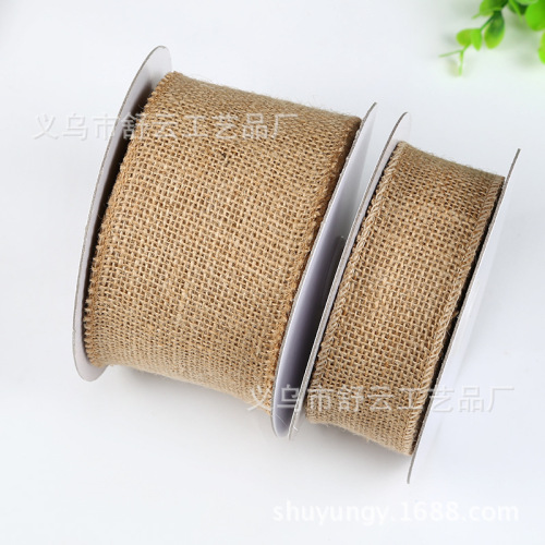 厂家直供优质锁边黄麻布