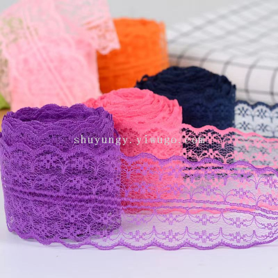 Clothing Decorative Accessories Accessories Burlap Roll Diy Handmade Material Colorful Lace Floral Border