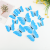 Color 3D Three-Dimensional Simulation Butterfly TV Background Wall Decorative Butterfly Children's Room PVC Simulation Butterfly Magnetic Suction