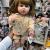 Cross-Border New Arrival Reborn Doll Full Vinyl Simulated Doll 55cm Simulation Baby Doll Girl Toy