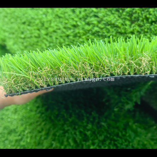 0266 Yiwu Fake Grass Plastic Lawn Simulation Plant Football Lawn