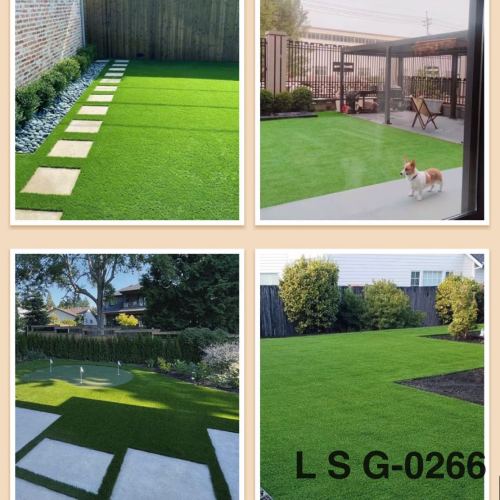 0266 Lvshutan Artificial Lawn Production and Sales Integrated Decorative Lawn Plastic Grass