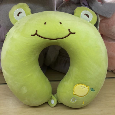 Cartoon U-Shaped Pillow Frog U-Shaped Pillow Neck Pillow