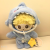 Shangrongfang Cotton Doll Blue Dolphin Children Plush Toy Birthday Gift Creative Gift