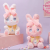 Shangrongfang Cute Fashion Rabbit Pink White Children Cute Plush Toy Birthday Gift Gift