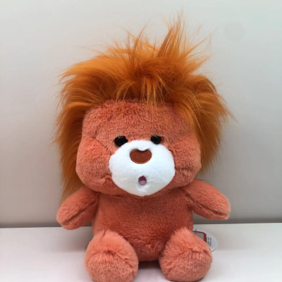 Shangrongfang Dopamine Bear Creative Funny Orange Bear Children Plush Toy Birthday Gift Gift