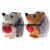Plush Pendant Keychain Husky Hedgehog Pendant Cross-Border Amazon Live Tiktok Spot