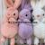 Plush Pendant Baby Dragon Keychain Doll Rabbit Deer Sheep Grasping Machine Tiktok Live Broadcast Amazon Cross-Border Factory