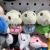 Plush Pendant Butt Bear Keychain Turtle Rabbit Bear Cute Crane Machines Tik Tok Live Stream Amazon Cross-Border Factory