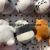 Plush Pendant 10cm Seal Keychain Bear Milk Tea Cup Grab Machine Doll Tiktok Live Broadcast Amazon Cross-Border Factory