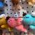Plush Pendant Long Hair Squinting Pig Keychain Watermelon Dog Cow Prize Claw Doll Tik Tok Live Stream Amazon Cross-Border Worker