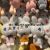 Plush Pendant Long-Haired Doodle Rabbit Keychain Rabbit Bear Sheep Grasping Machine Doll Tiktok Live Broadcast Amazon Cross-Border Factory
