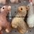 Plush Pendant Boutique Bear Alpaca Rabbit Backpack Pendant Crane Machines Tik Tok Live Stream Amazon