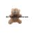 Cute Cartoon Mini Bow Tie Bear Short Plush Doll Toy Bags Car Key Ring Doll Pendant Wholesale