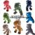 Cute Standing Little Dinosaur Short Plush Doll Children Backpack Clothes Keychain Pendant Accessories Holiday Small Gift