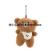 Internet Celebrity Plush Bear Car Keychain Pendant Cartoon Bear Plush Toy Schoolbag Accessories Doll Doll