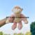 Online Celebrity Cute Gorilla Plush Toy Pendant Children's Cartoon Little Monkey Doll Schoolbag Keychain Hanging Jewelry