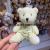 Cross-Border Cartoon Teddy Bear Plush Toy Men and Women Couple Suspender Pants Skirt Bear Doll Keychain Pendant H
