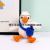Online Celebrity Come on Duck Civilized Duck Eyes Duck Same Style Doll Plush Toy Pendant Schoolbag Hanging Toy Wholesale H