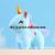 Internet Celebrity Unicorn Plush Pendant Cute Pony Plush Toy Small Mini Pendant Bag Keychain Pendant