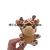 Forest Animal Children's Doll Plush Toy Elephant Monkey Leopard Small Size Grasping Machine Doll Movable Small Animal