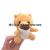 Forest Animal Children's Doll Plush Toy Elephant Monkey Leopard Small Size Grasping Machine Doll Movable Small Animal