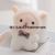 Happy Lamb Plush Toy Key Chain Doll Ins Little Creative Gifts Schoolbag Pendant Baby Doll Ht