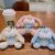 Plush Doodle Rabbit Cartoon Key Chain Cute Couple Doll Handbag Pendant Small Gift Doll Ornaments Key Chain