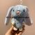 Cute Long Ear Rabbit Plush Keychain Pendant Doll Doll Doll Clothing Bag Ornaments Desktop Ornaments Wholesale