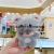 Rabbit Pendant with Long Ears 4-Inch Plush Doll Keychain Schoolbag Pendant Mini Claw Machine Doll Wholesale