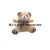 Cute Little Bear Keychain Girls' Bag Pendant Bow Tie Bear Pendant Bear Doll Wedding Throwing