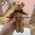 Cute Pineapple Plaid Teddy Bear Plush Doll Colorful Bow Tie Bear Backpack Pendant Keychain Clip Doll Machine Doll