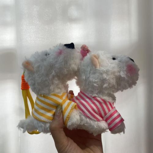 可爱网红西高地小狗挂件毛绒玩具娃娃机公仔卡通书包挂饰钥匙扣女