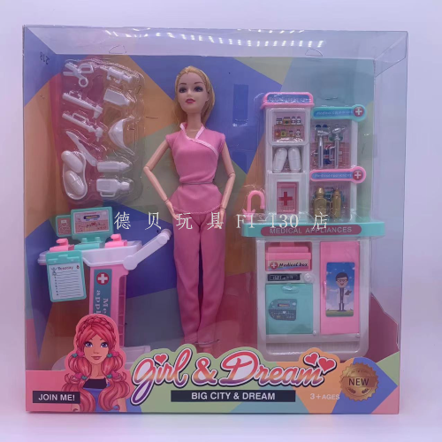 doll dressing house wine 11.5-inch solid classic barbie doll with accessories transparent packaging suit b1