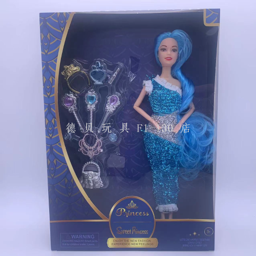 doll dressing house wine 11.5-inch solid classic barbie doll with accessories transparent packaging suit a4