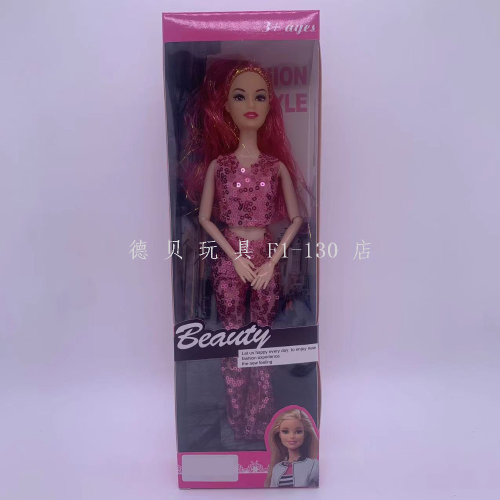 new foreign trade doll dressing house wine doll toy 11-inch solid body 9 joint barbie shishang suit a14