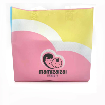Factory Direct Sales Seamless Cloth Three-Dimensional Packing Bag Printed Logo in Stock Wholesale Portable Shopping Bag