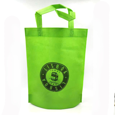 Hot-Pressed Non-Woven Handbag Wholesale Portable Ad Bag Supermarket Promotional Shopping Bag Blank Printed Logo
