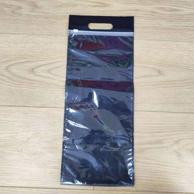 Professional Custom Blank Black Zipper Bag Universal Non-Woven Fabric Zipper Bag Advertising Shopping Pouch Logo