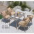 High-End Outdoor Desk-Chair Courtyard Villa Terrace Waterproof and Sun Protection Roof Outdoor Garden Leisure Rope