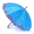 New 16-Bone Long Handle Umbrella Satin Flower Cloth Straight Rod Rain Dual-Use Umbrella Creative Fashion Cloth Wrapper Handle Umbrella