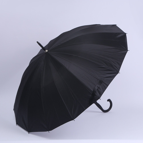 新款16骨雨伞16k具高尔夫手柄伞防紫外线银胶伞学生晴雨两用雨伞