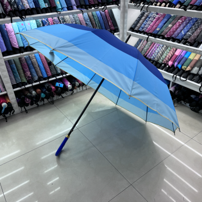 Large Long Straight Handle Wind-Resistant Straight Rod Self-Opening Umbrella Sun Protection Umbrella Wholesale Printable Logo Advertising Umbrella Gift Umbrella