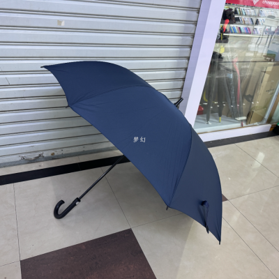 Factory Direct Sales Umbrella Advertising Umbrella Straight Handle 8K Automatic Windproof Straight Handle Umbrella Sunny and Rain Dual-Use Umbrella Sunshade