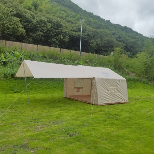 8+8充气帐篷天幕二合一便携式露营防雨全自动免搭建加厚充气帐