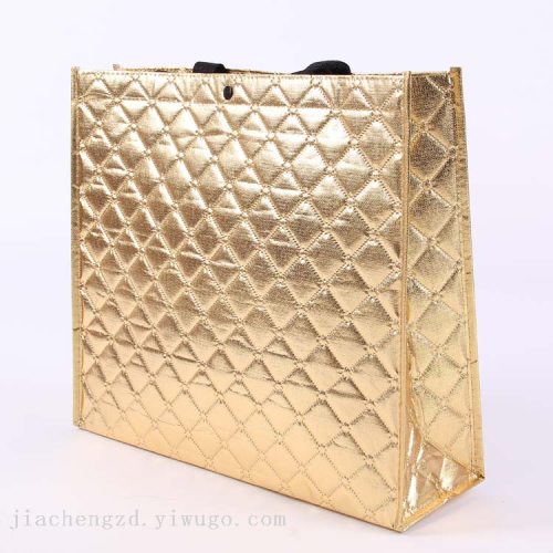 无纺布袋 环保袋超市购物袋 购物袋礼品袋 菱形格子广告袋 包装袋